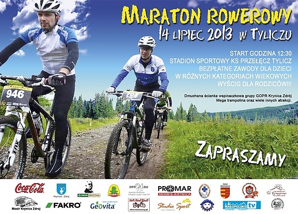 maraton rowerowy w Tyliczu