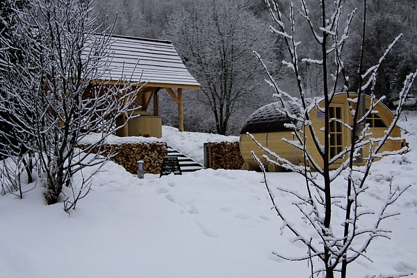 Sauna i balia z jaccuzi od 10 stycznia 2015 w ofercie - Domki w lesie